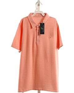 PROPERLY TIED  PINK  STRIPED  KNIT SS SHIRT