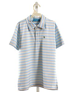 J. BAILEY  MULTI-COLOR  STRIPED  KNIT SS SHIRT