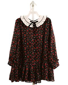 ABEL & LULA  BLACK    PARTY DRESS WITH BOW