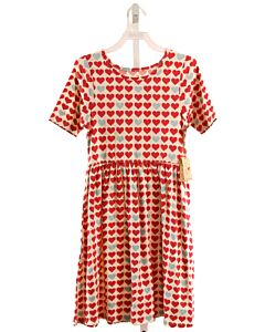 PINK CHICKEN  RED    KNIT DRESS