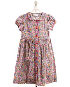 RACHEL RILEY  LAVENDER  FLORAL  DRESS WITH RIC RAC