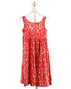 DUFFIELD LANE  HOT PINK  PRINT  KNIT DRESS