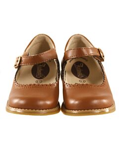 FOOTMATES BROWN MARY JANES WITH ADDITIONAL WIDE WIDTH INSOLES *NWT SIZE TODDLER 11