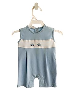SQUIGGLES  BLUE KNIT   SHORTALL