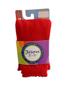 JEFFERIES SOCKS  RED    TIGHTS