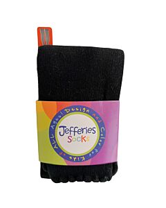 JEFFERIES SOCKS  BLACK    TIGHTS