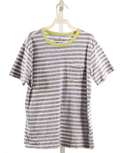 CREWCUTS  BLUE  STRIPED  KNIT SS SHIRT