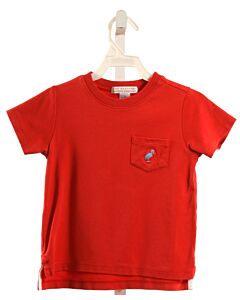 THE BEAUFORT BONNET COMPANY  RED    KNIT SS SHIRT