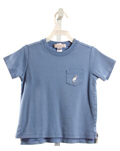 THE BEAUFORT BONNET COMPANY  BLUE    KNIT SS SHIRT