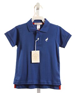 THE BEAUFORT BONNET COMPANY  BLUE    KNIT SS SHIRT