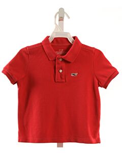 VINEYARD VINES  RED    KNIT SS SHIRT