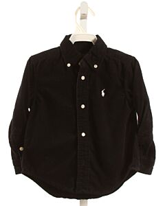 POLO BY RALPH LAUREN  BLACK CORDUROY   DRESS SHIRT