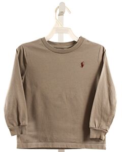 RALPH LAUREN  GRAY    KNIT LS SHIRT