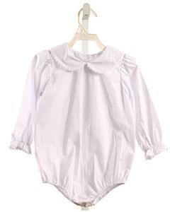 THE BEAUFORT BONNET COMPANY  WHITE    SHIRT-LS WITH RIC RAC