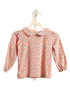 THE BEAUFORT BONNET COMPANY  PINK  FLORAL  KNIT LS SHIRT