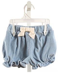 THE BEAUFORT BONNET COMPANY  BLUE CORDUROY   BLOOMERS WITH BOW