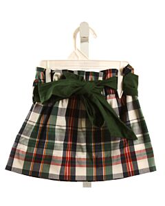 THE BEAUFORT BONNET COMPANY  GREEN  PLAID  SKIRT
