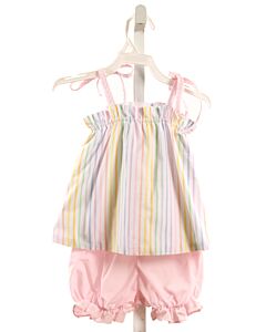THE BEAUFORT BONNET COMPANY  PINK  STRIPED  2-PIECE OUTFIT