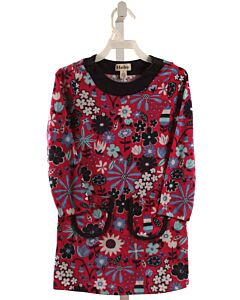 HATLEY  PURPLE  FLORAL  KNIT DRESS