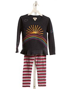 HATLEY  MULTI-COLOR   EMBROIDERED 2-PIECE OUTFIT