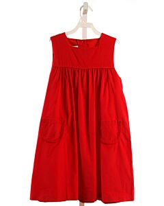 LITTLE ENGLISH  RED CORDUROY   DRESS