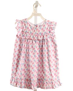 RACHEL RILEY  MULTI-COLOR  PRINT  DRESS WITH RUFFLE