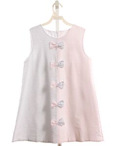 LULLABY SET  MULTI-COLOR SEERSUCKER   DRESS WITH BOW