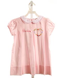 THE PROPER PEONY  LT PINK   EMBROIDERED DRESS