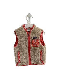 PATAGONIA  IVORY FLEECE FLORAL  VEST