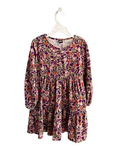 TEA  PURPLE CORDUROY FLORAL  DRESS