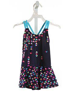 LANDS' END KIDS  NAVY    1-PIECE SWIMSUIT