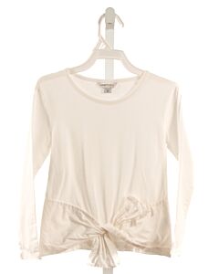 HABITUAL GIRL  WHITE    SHIRT-LS