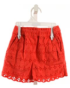 HANNA ANDERSSON  RED EYELET   SHORTS