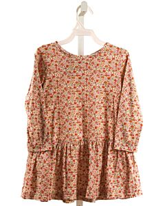 JAMES & LOTTIE  ORANGE  FLORAL  KNIT DRESS