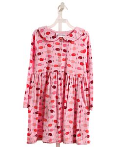 RACHEL RILEY  PINK    KNIT DRESS WITH PICOT STITCHING
