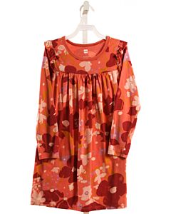 TEA  PINK  FLORAL  KNIT DRESS