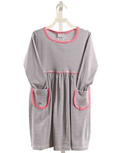 SQUIGGLES  BLUE  STRIPED  KNIT DRESS