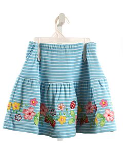 JOJO MAMAN BEBE  BLUE KNIT STRIPED  SKORT