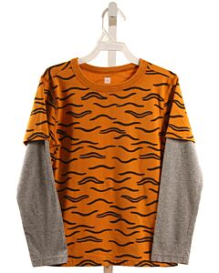 TEA  ORANGE    KNIT LS SHIRT