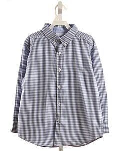 LITTLE ENGLISH  LT BLUE  GINGHAM  DRESS SHIRT