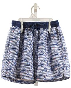 PRODOH  BLUE  STRIPED  SWIM TRUNKS
