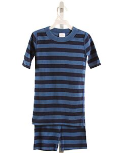 HANNA ANDERSSON  BLUE KNIT STRIPED  LOUNGEWEAR