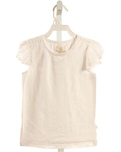 CHARMING MARY  WHITE    KNIT SS SHIRT