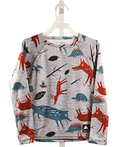 BURTON  MULTI-COLOR  PRINT  KNIT LS SHIRT