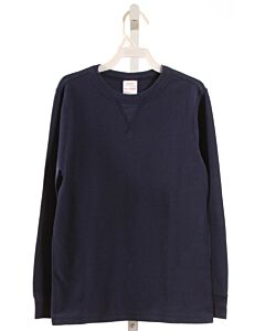 HANNA ANDERSSON  NAVY PIQUE   KNIT LS SHIRT