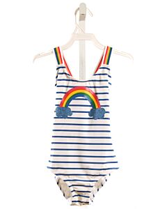 HANNA ANDERSSON  BLUE  STRIPED PRINTED DESIGN 1-PIECE SWIMSUIT
