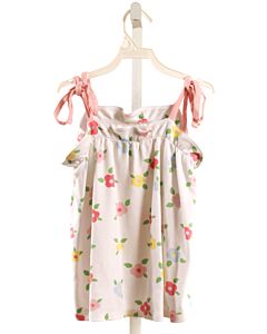 THE BEAUFORT BONNET COMPANY  WHITE  FLORAL  KNIT TANK