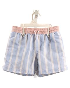 THE BEAUFORT BONNET COMPANY  BLUE  STRIPED  SWIM TRUNKS