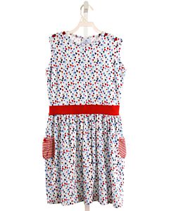 EYELET & IVY  BLUE  FLORAL PRINTED DESIGN DRESS