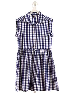 BUSY BEES  BLUE  GINGHAM  DRESS